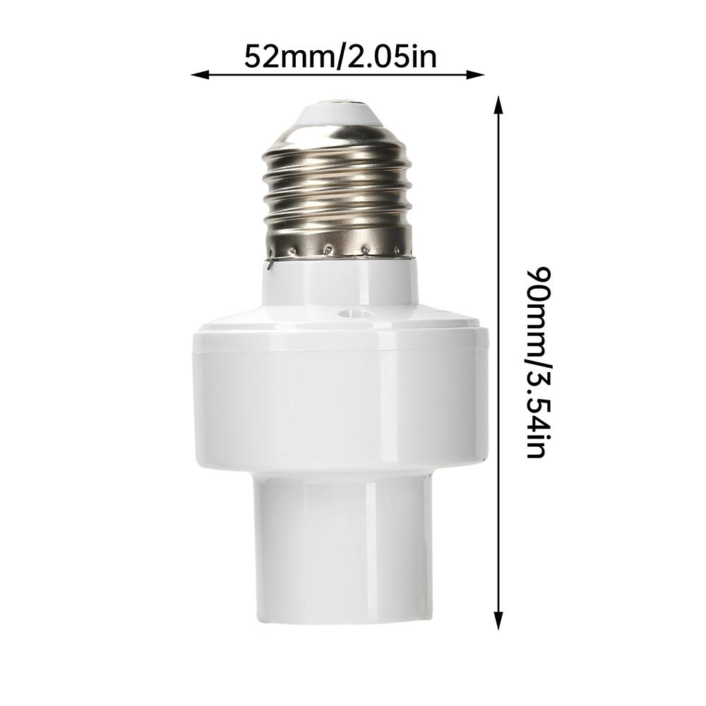 AC110-240V E27 Lamp Holder Wireless Remote Control Infrared Smart Convertible LED Lampholder Timed Remote Control Smart Life