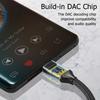 USB Type C To 3.5mm Aux Adapter Type-c 3.5 Jack Audio Cable Earphone Cable Converter for iPhone 15 Samsung Galaxy S24 S23 UltraGood Product