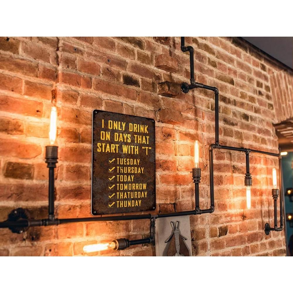 Funny Man Cave Metal Tin Signs Bar Decor Accessories Beer Club Wall Decorations for Pub Home Garage Bar Gifts for Men Home Decor