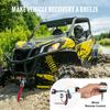 Elektrische Winde ATV UTV 3000 lbs Stahlseil IP55 Wasserdicht Kabelgebundene Steuerung