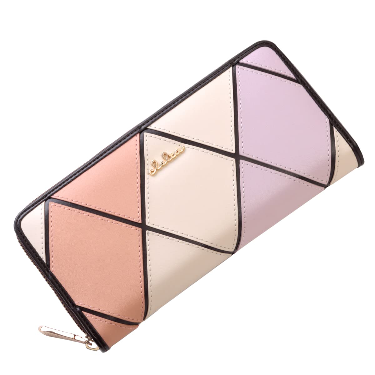 

Clelia Bellezza Series Women s Large Capacity Long Wallet with Round Zipper, Gift Box Included [CL-11545] (Amethyst)