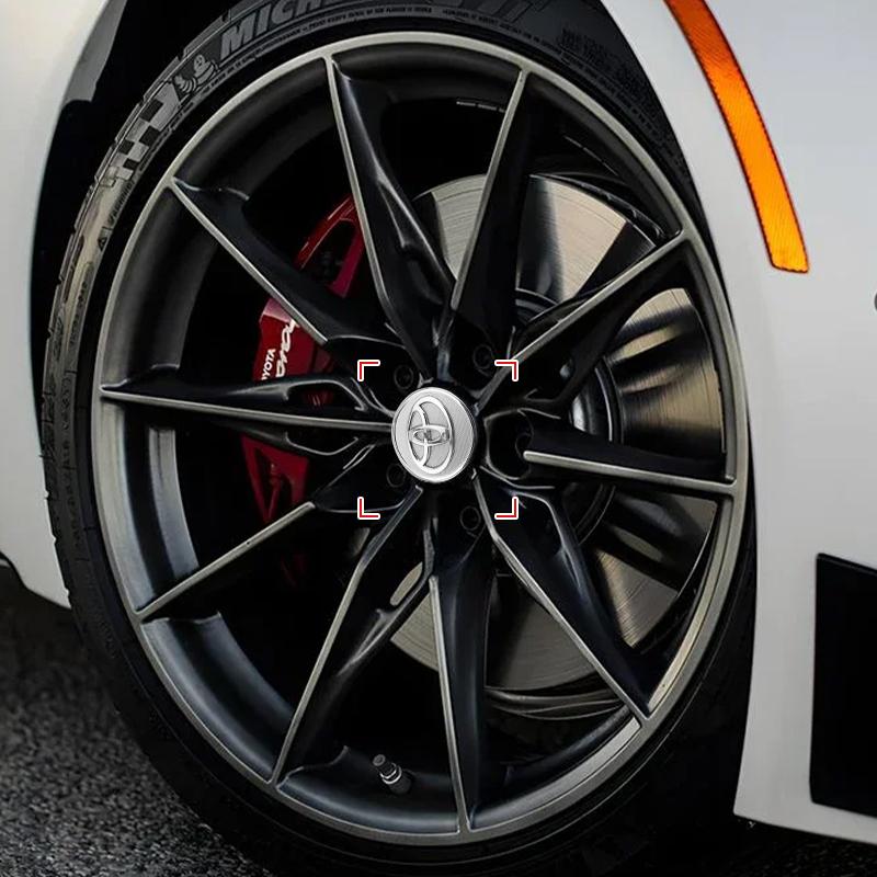 Car Wheel Center Hub Cap Badge Dust-proof Covers Emblem Sticker for Toyota Yaris Hilux Corolla Prius Avensis Emblem Auris Rav4
