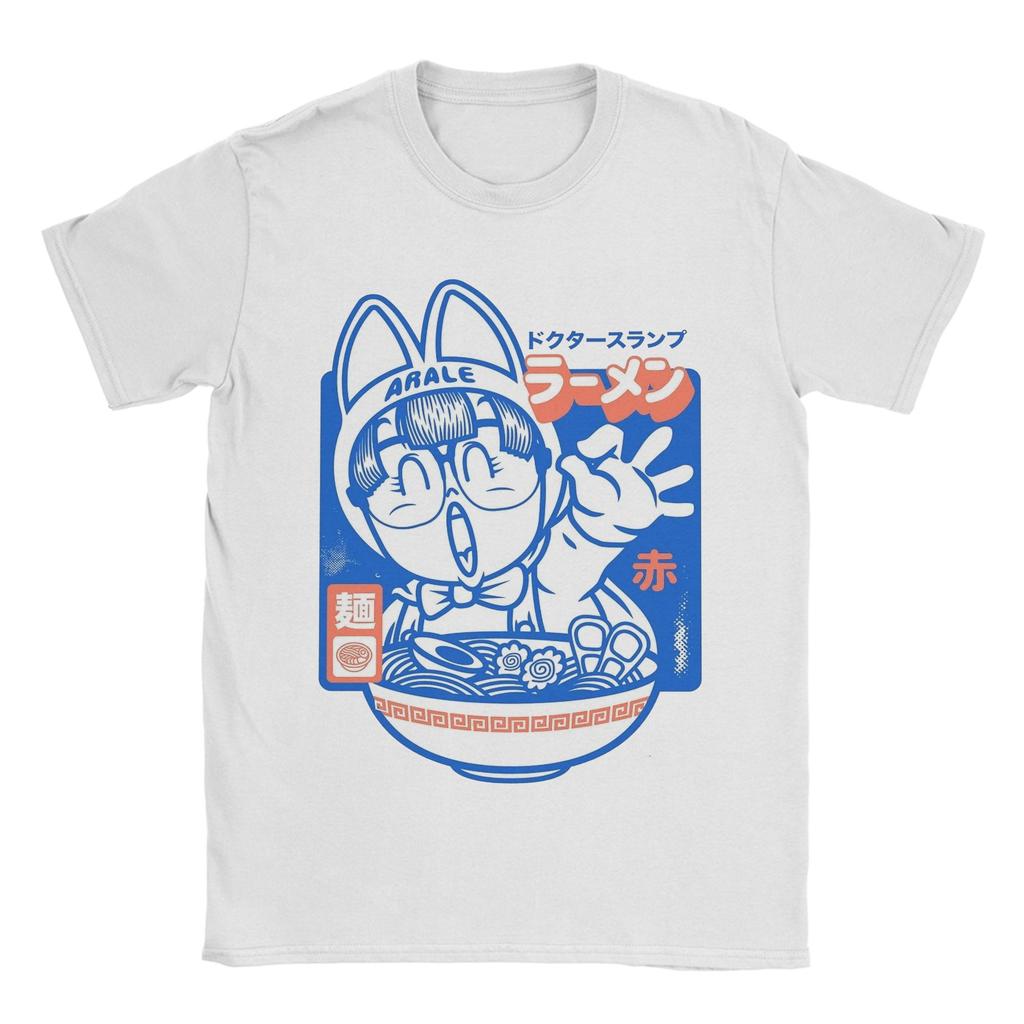 Camisetas Divertidas de Arale Dr. Slump Anime para Hombre y Mujer 100% Algodón Camiseta de Humor Cuello Redondo Mangas Cortas Ropa Nueva Llegada