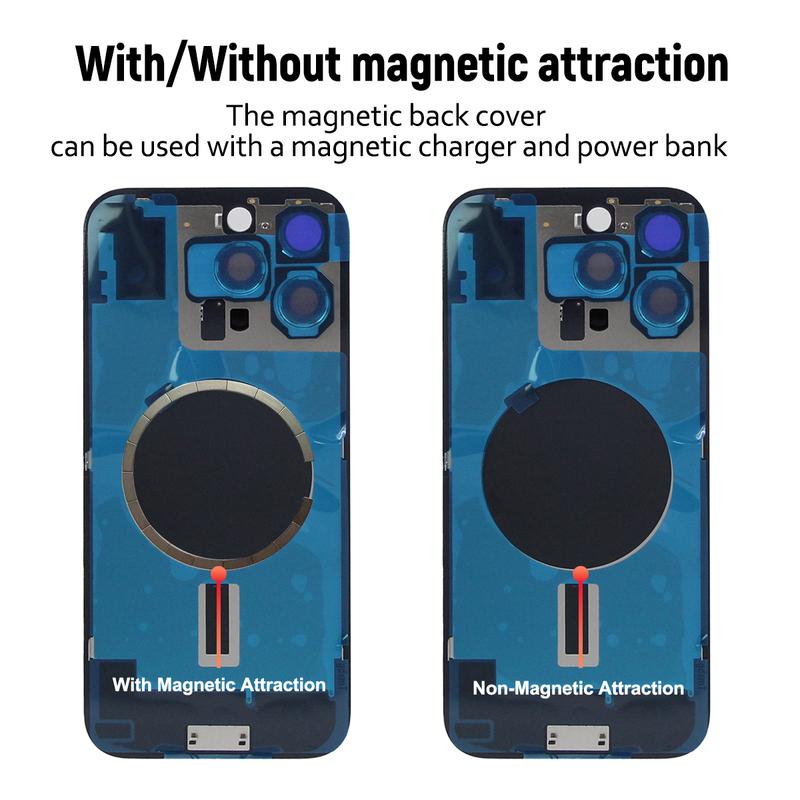 For iPhone 16 Plus Battery Back Cover with Camera Lens Phone Rear Housing Replacement Part for iPhone 16 Back Cover Glass