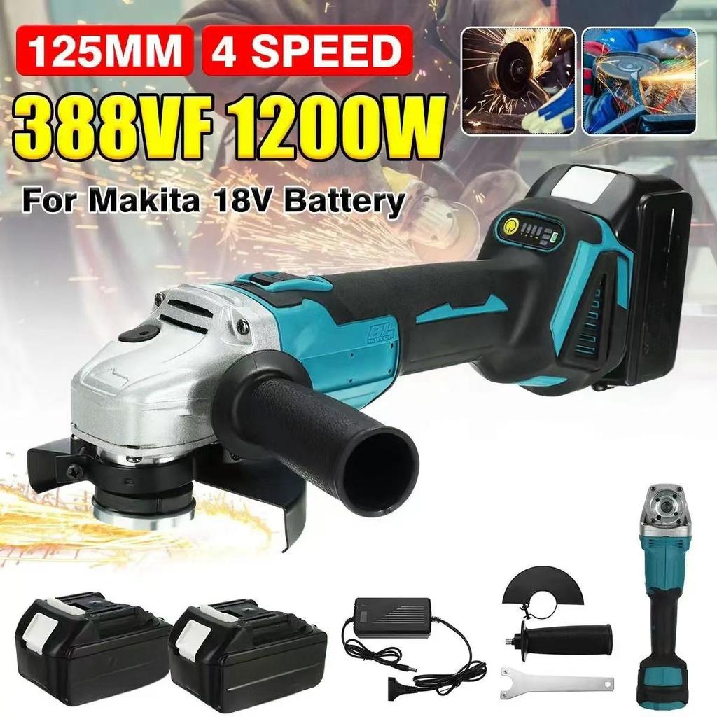 High-Power Rechargeable Electric Angle Grinder and Polisher