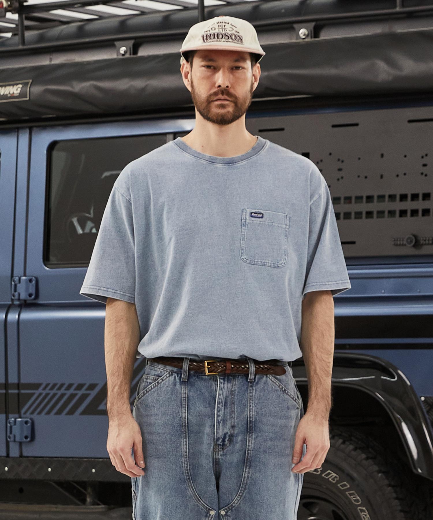 Penfield Indigo Basic Pocket Short Sleeve Light Indigo_Fq2Kt45U Light Indigo/S