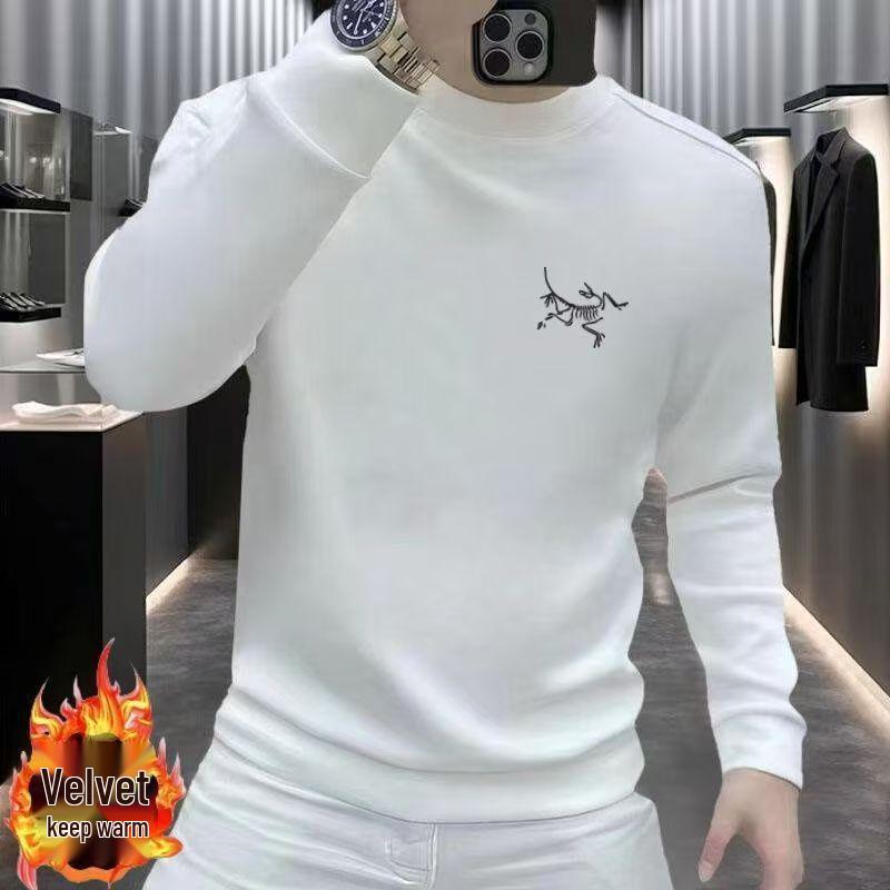 2025 Men's Trendy Autumn Printed Loose Casual Crew Neck Pullover