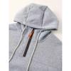 Frühlings- und Herbst Herren Lockerer Hoodie Hoodie Halbreißverschluss Pullover Herren Sport- und Freizeit-Hoodie