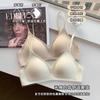 Dy Small Chest Gathering Underwear Summer Thin Beautiful Back Seamless Comfortable Soft Steel Ring Support Triangular Cup Bra
