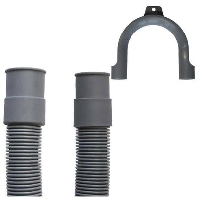 3/4 Inch 3.5m Drain Hose In Robust Plastic with Flange for Washing Machine and Dishwasher