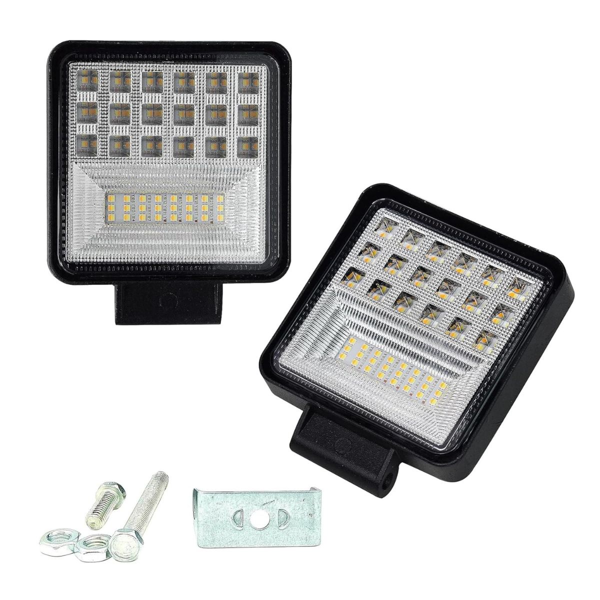 

Tractor Work Lights 4 Inch 126W LED Pod Lights, 12V–24V Offroad Driving Lights for Truck ATV UTV Boat Pickup Golf Cart Snowblower – 2 Pack чистый