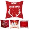 Christmas Pillow Red Case Throw Cushion Cover Pillowcase Xmas Sofa Home Decor
