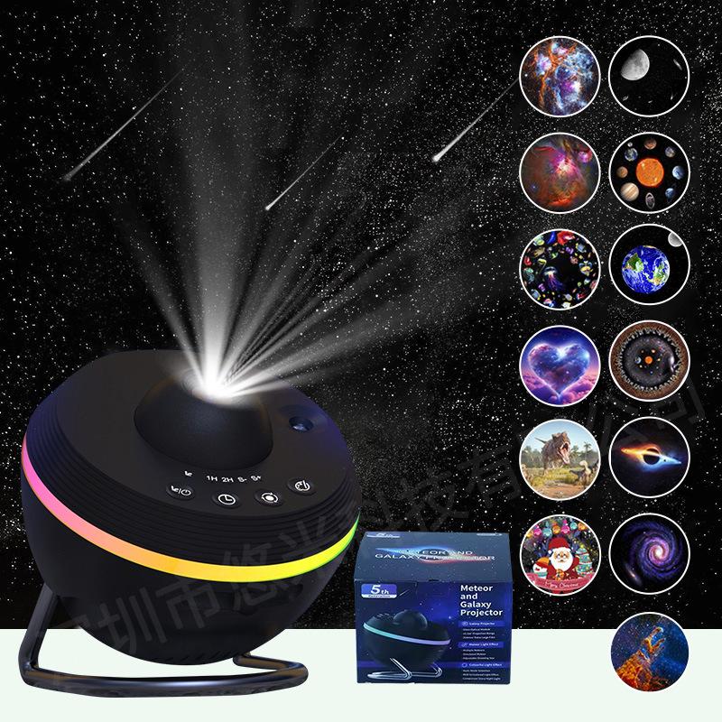 Starry Sky Night Light: Meteor Shower Space Ball Projector