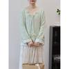 Autumn and Winter New Bead Design Knitted Sweater Top Loose Soft Waxy Gentle Wind Sweater Pullover Woman