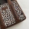 Leopard print woven portable small square bag women's messenger bag