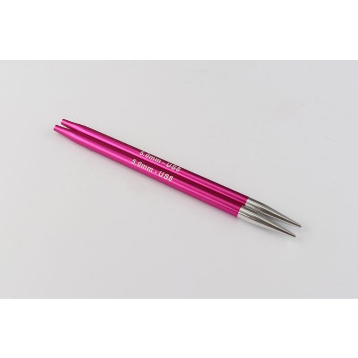 Aiguilles Circulaires interchangeables KnitPro Zing Aluminium 9 cm - 5 mm