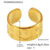 Minimalist Textured Open Ring - Cold Style Fashion Jewelry for Index Finger