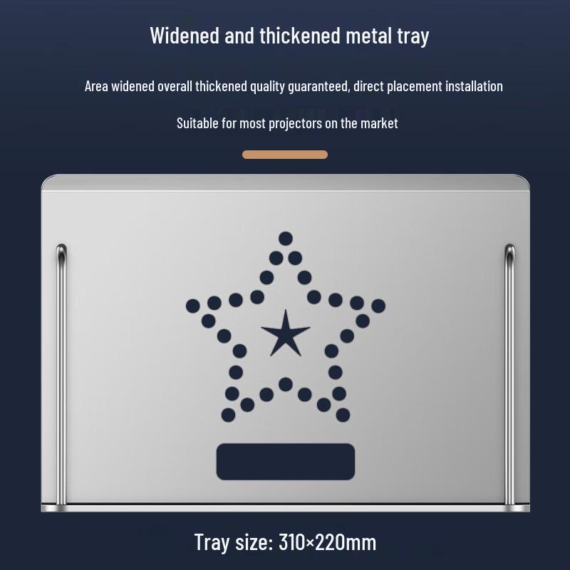 Oshoumai Adjustable Aluminum Alloy Wall Tray Hanger