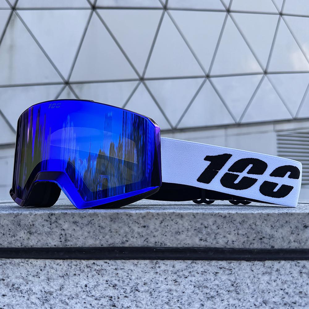 Magnetické lyžařské brýle Dvouvrstvé HD sklo Lyžování Proti zamlžování UV400 Snowboardové brýle Muži Ženy Lyžařské brýle Ochranné brýle