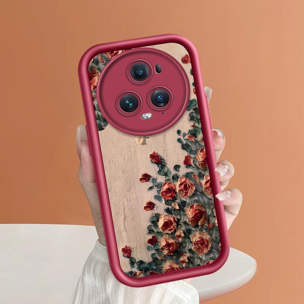 Minkštas silikoninis kvadratinis kopėčių rašto telefono dėklas, visiškai dengiantis, apsaugantis kamerą nuo smūgių, guminis dėklas Huawei Honor