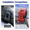 Car Accessories Aluminum Engine Hood Latch Catch Lock Kit For Jeep Wrangler JK JKU JL JLU Gladiator JT 2007-2023 Black/Red