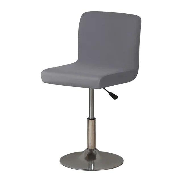 Elastischer, fester, kurzer Rückenbezug, Spandex-Barstuhlbezug, armloser Stuhlsitzbezug, Hotelbankett-Wohnzimmerstuhl-Schonbezüge