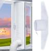 Sello de Ventana Para Aire Acondicionado Portátil Kit de Ventilación para AC Móvil Resistente a la Intemperie Eficiente Energéticamente Guardia de Intercambio de Aire Para Dormitorio RV
