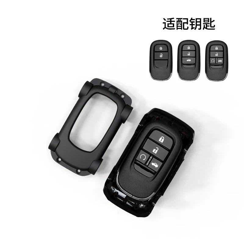 For Honda Xrv  Car Model Key Case For 3 4 5 6 Button For Civic Accord Hrv Pilot Crv Remore Key Cover Keychain Accessories