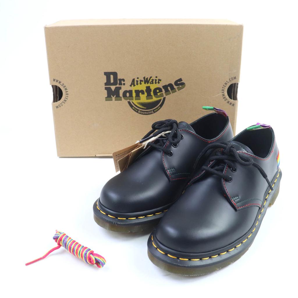 Pristine Dr.Martens Leather shoes 1461 for PRIDE black leather Women Used