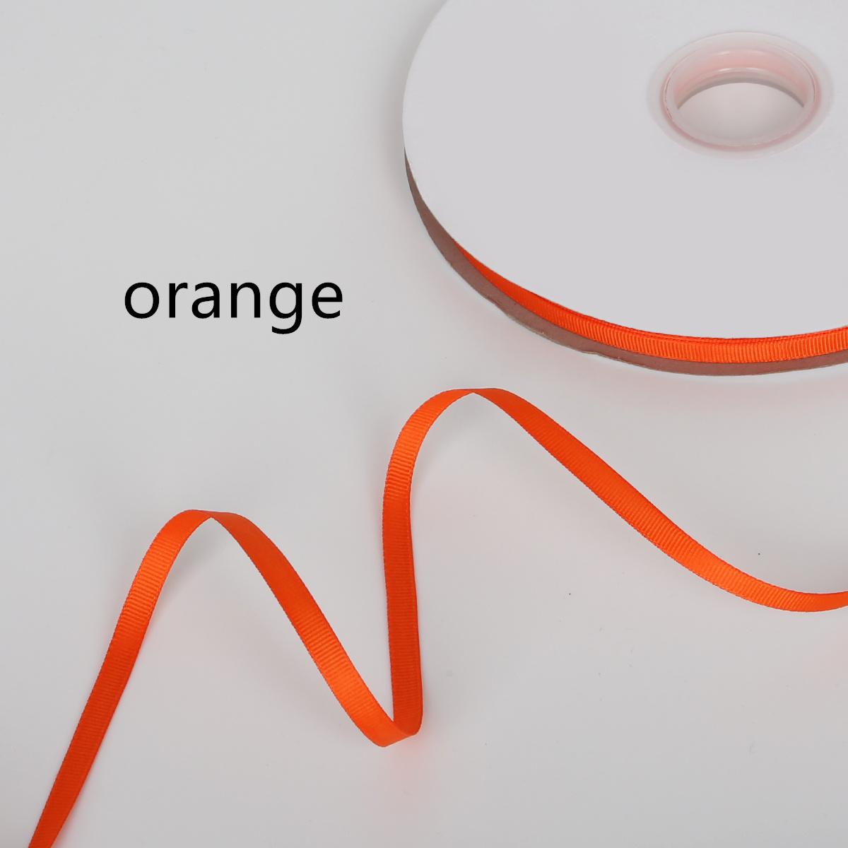 

Корсажная лента для декора и заворачивания подарков на Рождество 7MM оранжевый