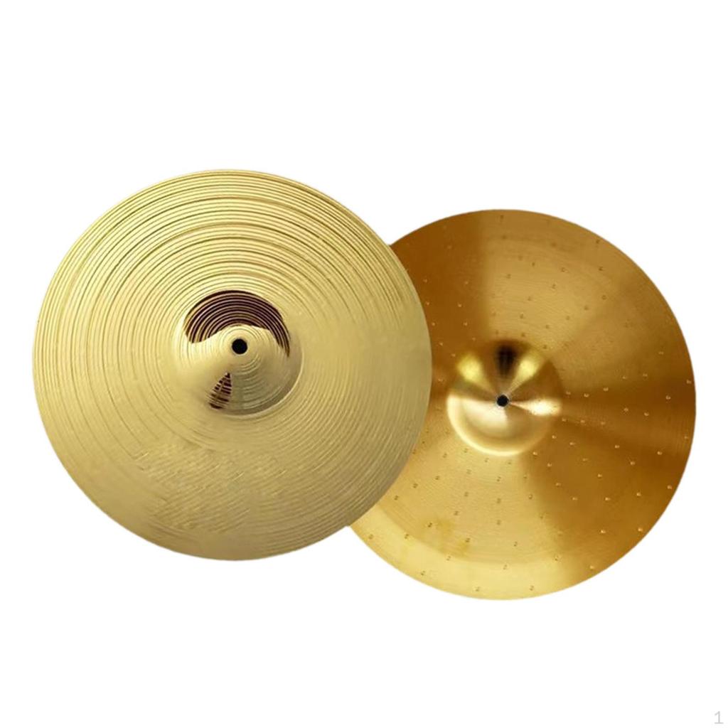 2 Stück Jazz Schlagzeug Crash Becken Becken Anfänger Aufführung Perkussionsinstrumente Zubehör