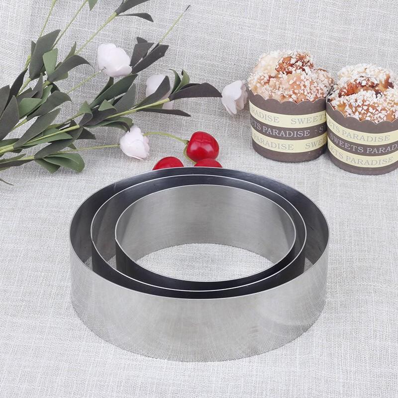 MDNG Stainless Steel Round Mousse Ring