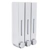 Wall Mount Shower Liquid Soap Dispenser Three Head Shampoo Dispensers for Hotel Bathroom
