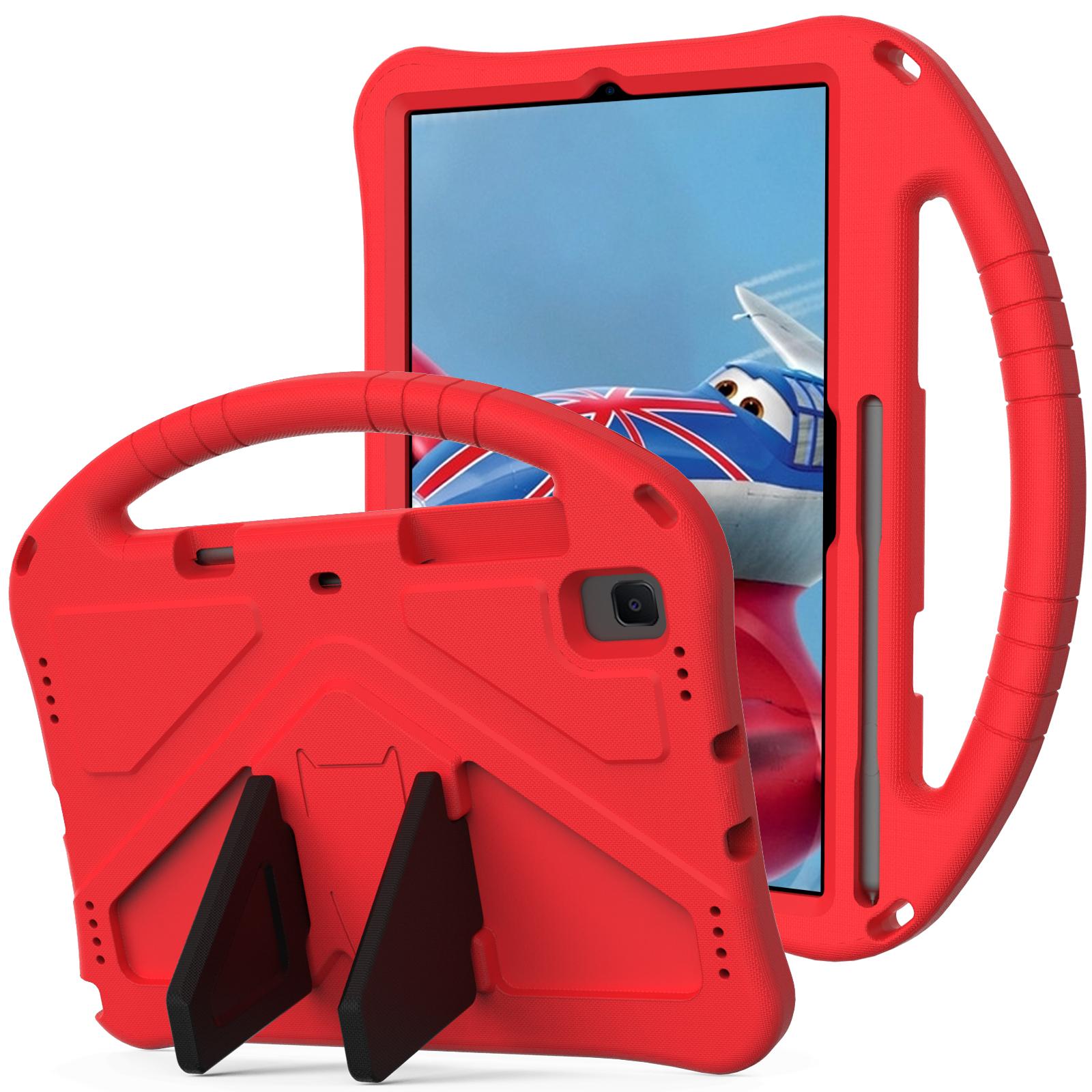 Schokbestendige Veilige Kinderhoes voor Samsung Galaxy Tab A 10.1 SM-T510 SM-T515 A 8.4 T307 A9 Plus 11 inch Cartoon EVA Tablet Cover TAB A 8.4 inch T307 rood