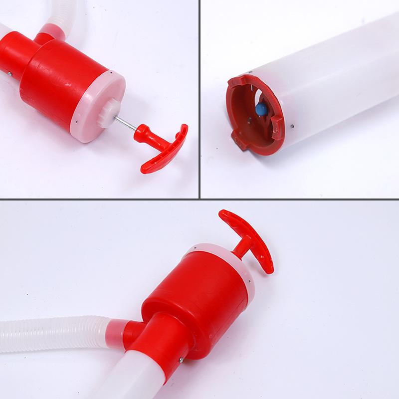 Liquid Transfer Pump Manual 1Pcs Oil Well Press Head Portable Hand Fuel Pump for DIY Car Garage Use