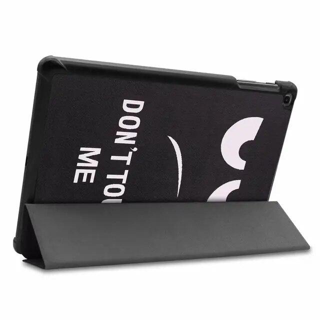 Pouzdro pro Samsung Galaxy Tab A 10.1 2019 Pouzdro T510 / T515 Ultra Slim Kožený magnetický stojánek Kryt SM-T510 SM-T515 Funda Capa