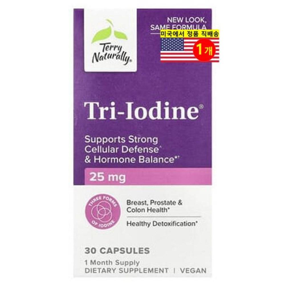 Natural Factors Tri-Iodine 25mg 30 Tablets 1 Pcs