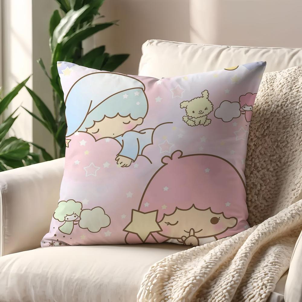 LLittle Twin Stars cushion cover For Pillow Printing Sofa Decoration Home Car Room Coffee Shop Office Nordic Simplicity