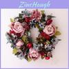 Vintage Peony Wall Decor With Silk Flowers For Home Entryway And Wall Art