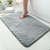 Super Absorbent Bath Mat Flannel Quick Dry Bathroom Mats Bathtub Shower Side Floor Non -Slip Rugs Room Memory Foam Paddoor Mat