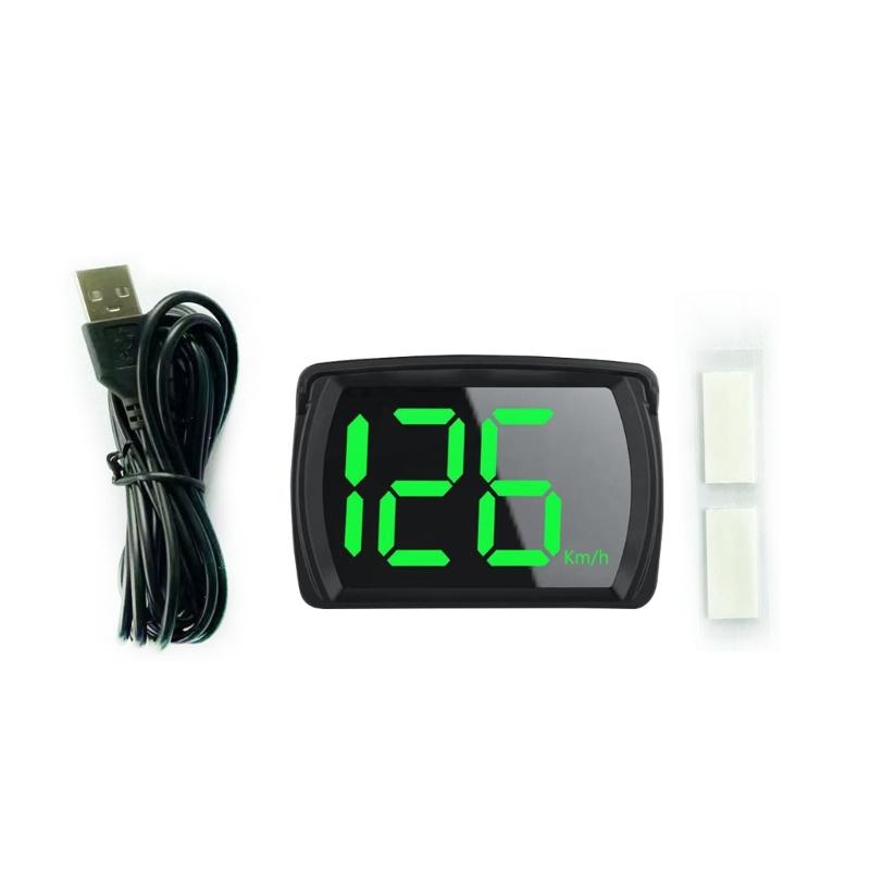 

Автомобильный спидометр HUD Head Up Display LED Display Speedometer KMH/MPH Universal Digital Speed Meter Gauges USB Connection