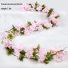 Artificial Cherry Blossom Vine – Silk Floral Decoration for Indoor Ceilings and Air Conditioning Water Pipe Covers