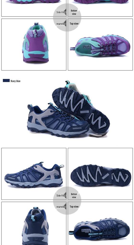 Women's Breathable Non-Slip Outdoor Hiking Shoes - Perfect for Summer, Creek Wading, or Casual Trekking
