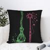 W-Wicked 2 Musical Movie Glinda Elphaba Pillow Cover  Morden Pillow Case For Office Car Home Decor Comfy Pillowcases Gift