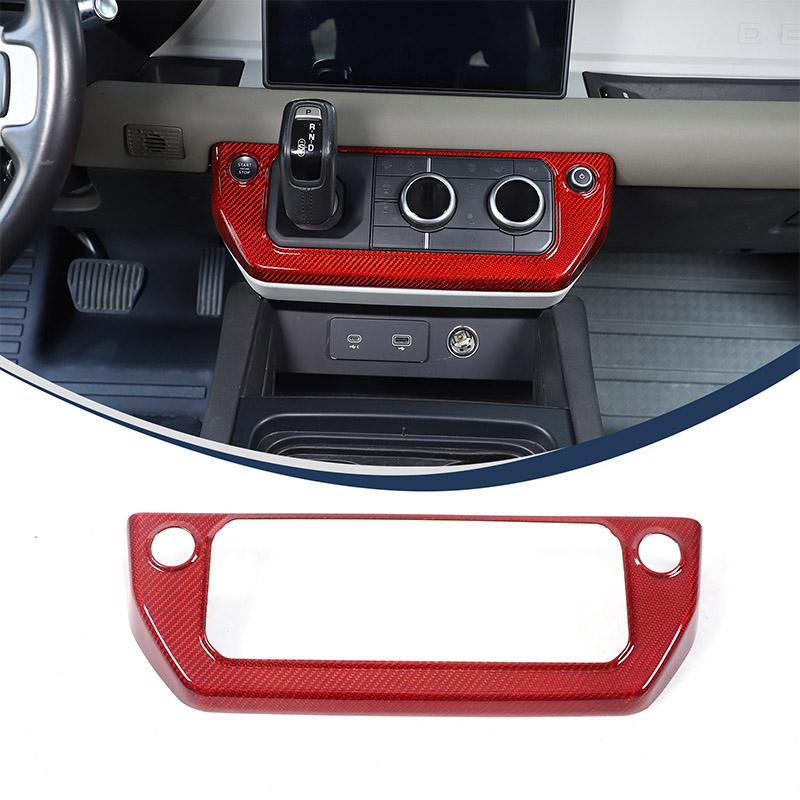 For Land Rover Defender 90 100 2020-2025 ABS Car Air Conditioning Mode Button Decorative Frame Sticker Car Accessories