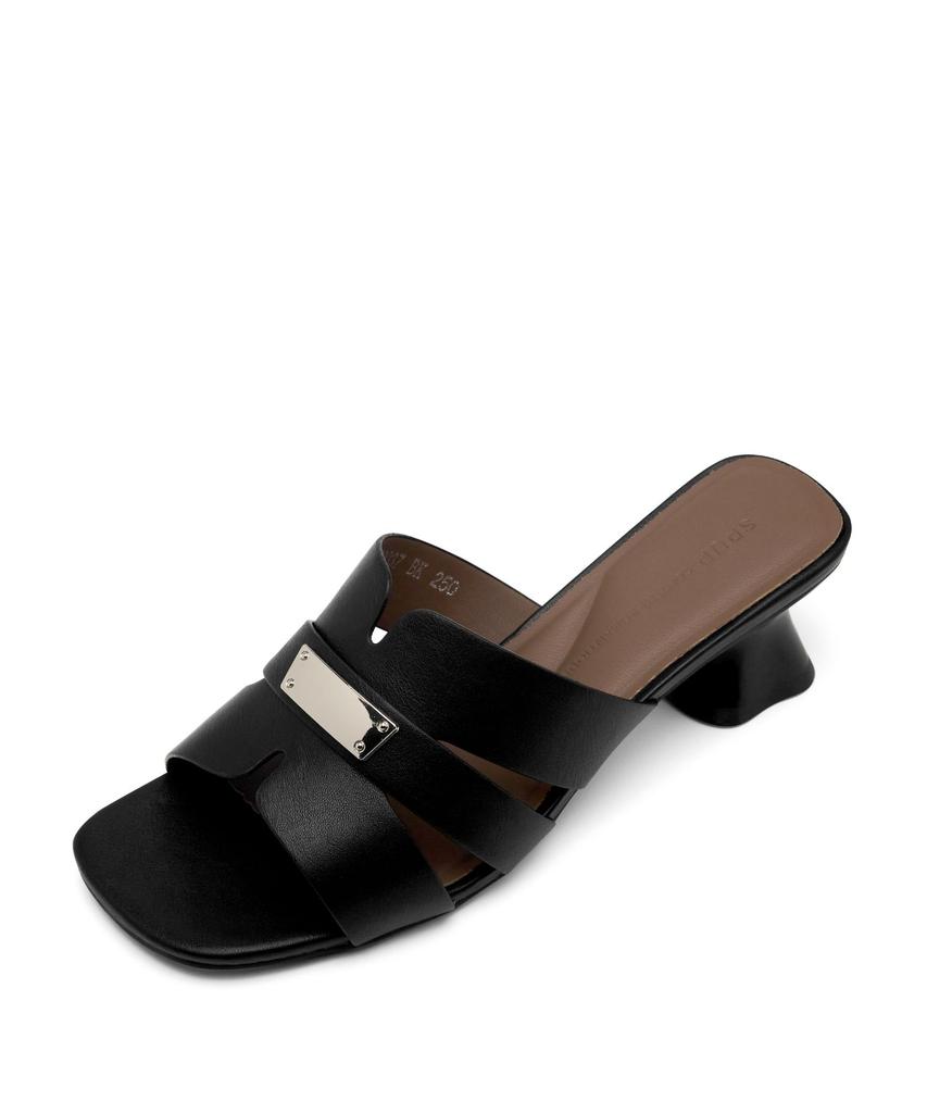 Spur Cleo Ornament Mule Sandal 6Cm -Ws9037 (3Color)