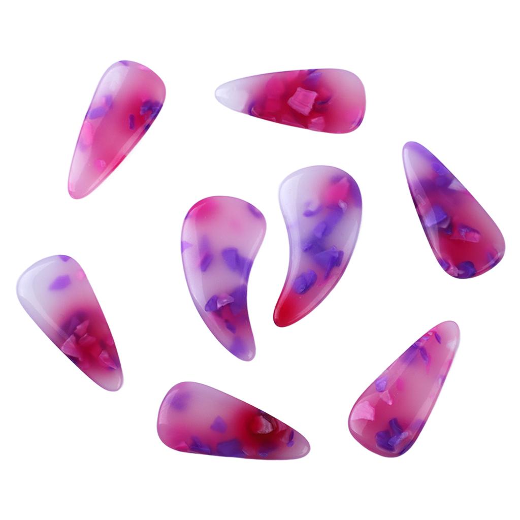 8Pcs Guzheng Finger Picks Silikon Polymer Zarte Glatt Aussehen Elastische Professionelle