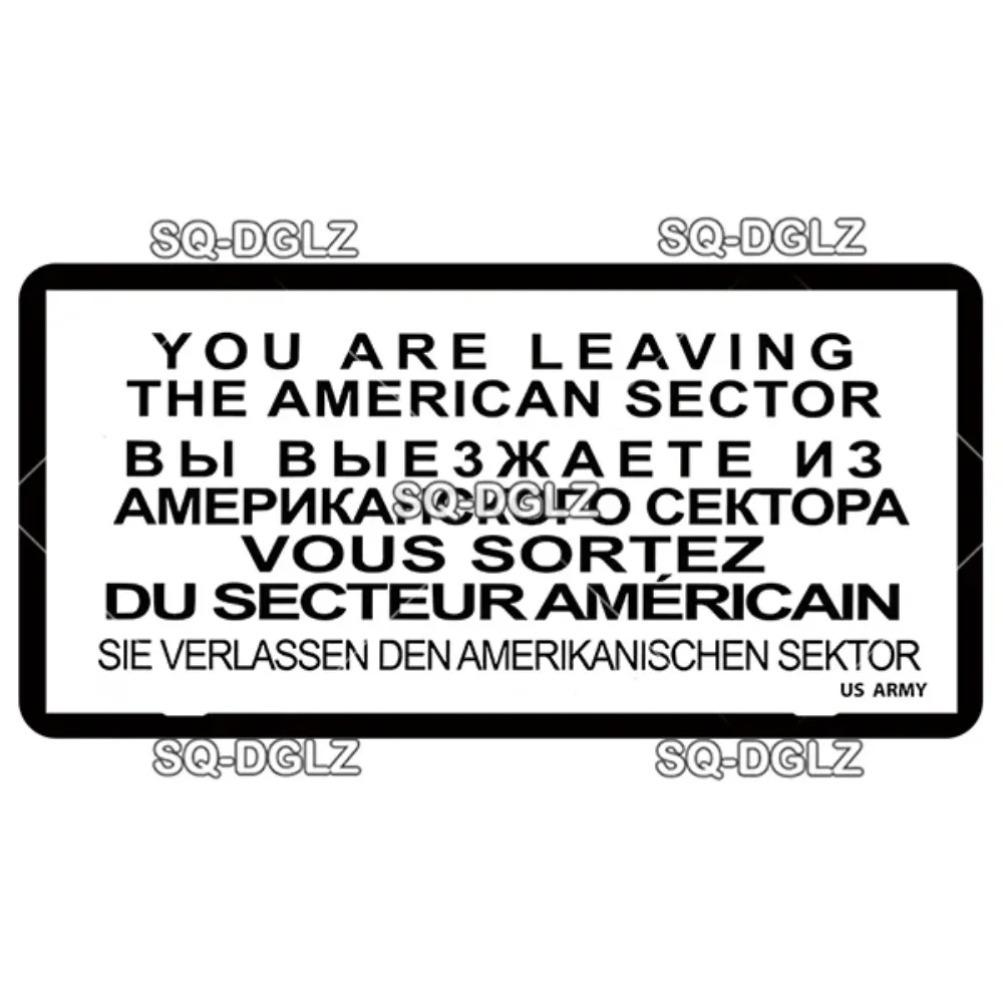 Vintage Berlin City War Metal Tin Sign | Retro Store & Bar Wall Decor Poster | Home Art Plaque