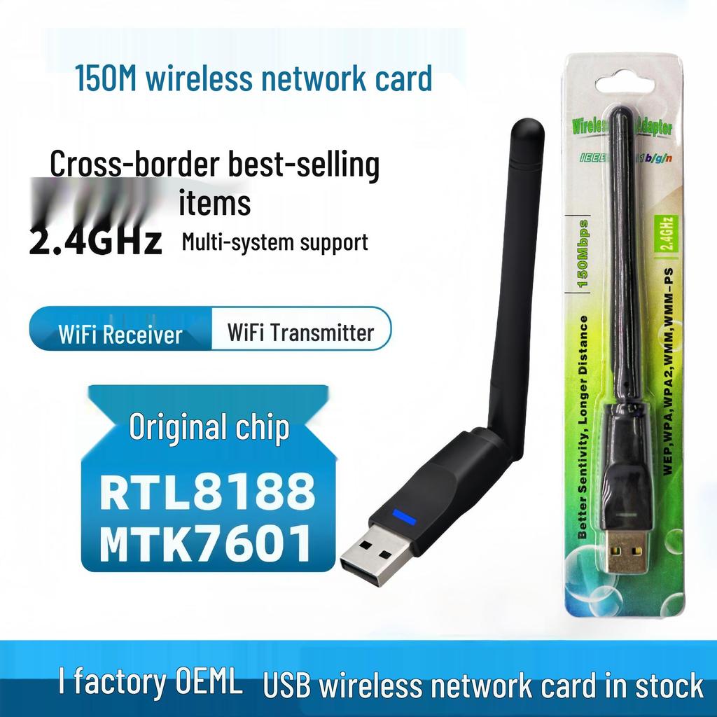 5G Dual-Band USB WLAN-Netzwerkadapter für Desktop und Laptop - Gigabit WiFi Empfänger/Sender