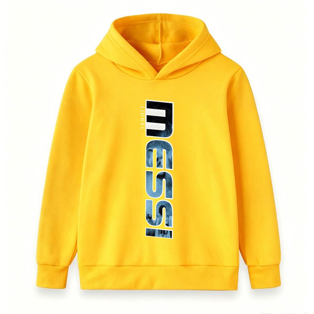 Kids Boys Girls Pullover Hoodie Letter Print Stylish Casual Long Sleeve Sweatshirt Comfortable Lightweight Daily Wear Top for 3-12 Years Old Children